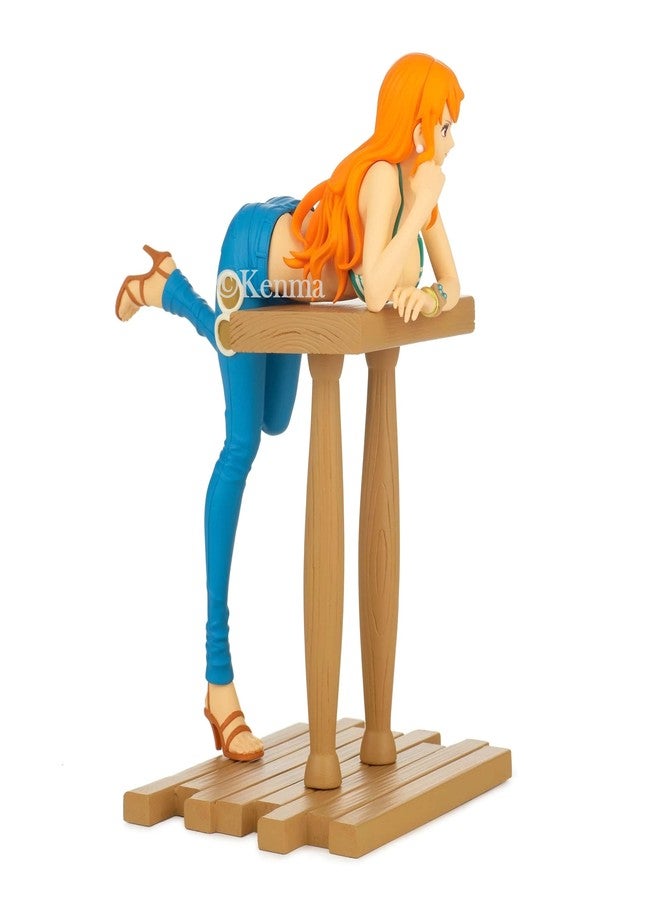 KENMA One Piece Nami 16 Cms Action Figure Over Count Pirate Anime Figure Weeb Manga Collectible Grandline Journey Prize Figure - Image 3